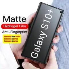 ギャラクシー Galaxy S10+ プラス フィルム さらさら　マットタイプ