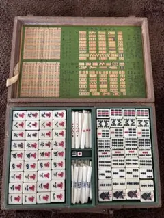 中古】家庭用麻雀牌 セットケース付 昭和レトロ - メルカリ