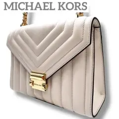 極美品✨マイケルコース ショルダーバッグ チェーン キルティング調 ホイットニー