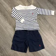 Ralph Lauren 長袖Tシャツ 85cmショートパンツ 90cmセットのサムネイル