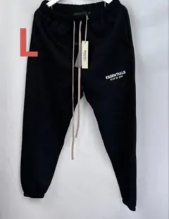 FOG ESSENTIALS ストレート ロングパンツ 品】エッセンシャルズ FOG スウェットパンツ Mサイズ ブラック