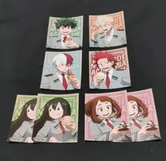 僕のヒーローアカデミア　ステッカー　セブンイレブンコラボ　全６種　コンプリート