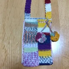 ハンドメイド　スマホショルダー