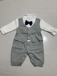 セレモニースーツ ボウタイ付き グレー