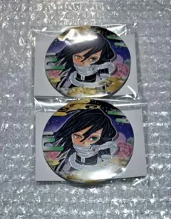 【未使用】鬼滅の刃 コレクション缶バッジ第5弾 伊黒小芭内 2点セット