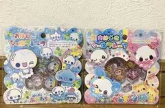 ぷくぷくあわわちゃん TWINS ツインズ おはじき シールフレーク 2種