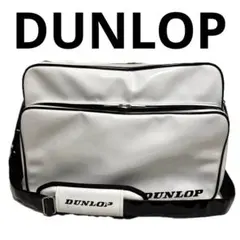 DUNLOP エナメル スポーツバッグ ゴルフ テニス バドミントン ホワイトのサムネイル