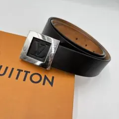 ルイヴィトンベルトポンヌフ90cm 35MMブラックレザー 国内正規品