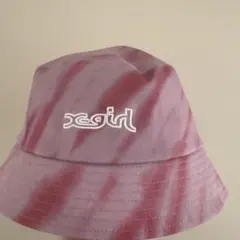 x-girl バケットハット パープル/ピンク