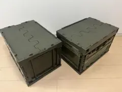 折り畳みコンテナ　２個セット