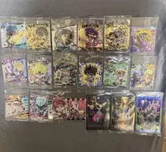 ジョジョの奇妙な冒険 ウエハースシール16枚セット＋ウエハースカード３枚セット