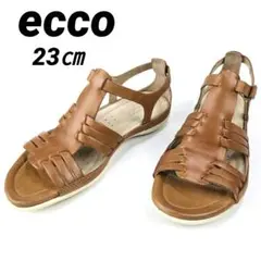 【 ecco 】エコー ストラップサンダル ライトブラウン 23.0㎝