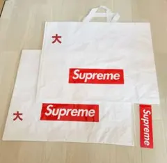 新品Supreme 大 ショッピングバッグ ステッカー