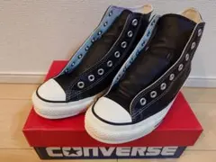 CONVERSE LEATHER ALL STAR HI 26cm 靴紐なし