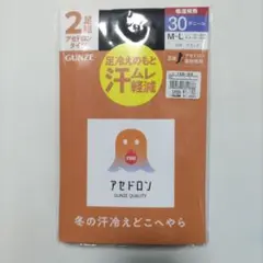 グンゼ　アセドロンタイツ　２足組　吸湿発熱　30デニール　M〜Lのサムネイル
