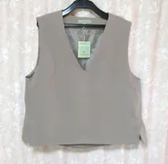 ［新品］Petit Honfleurレディース ジレ ベスト オフィスカジュアル