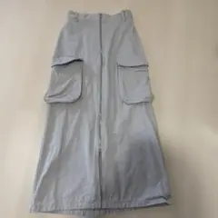 Forever21 ライトグレー タイトスカート ジッパー付き