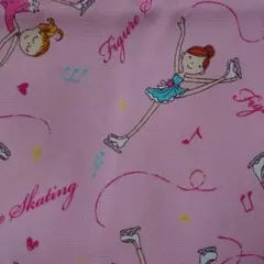 生地 50cm スケート フィギュア 衣装 ハート 音符 はな 入園入学