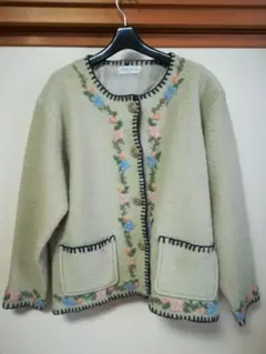 ベルメゾン ノーカラージャケット