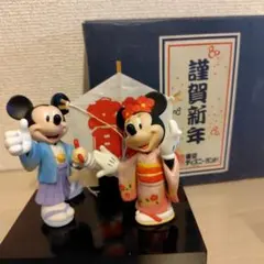 (ランド限定)ミッキーミニーお正月フィギュア(箱付き)