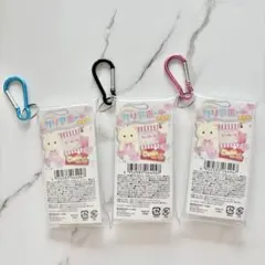 カラビナ付きクリアポーチスリム 推し活ポーチ 3個セット 新品のサムネイル