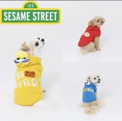 セサミストリート 犬用フリースパーカー