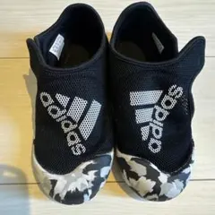 adidas キッズサンダル 18㎝ブラック/カモフラージュ
