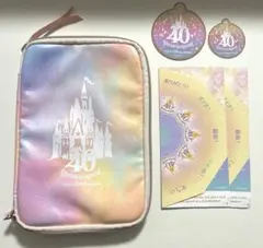 ディズニー 40周年 ドリームゴーラウンド マルチケース ペン ポーチ 仕分け