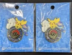 ポケモンセンター札幌 ロゴピンズ ２個セット