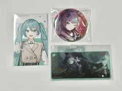 初音ミク 缶バッジ 6B プロセカ メモステ クリフェス エピカ 箔押し