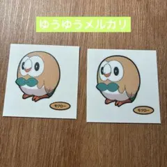 ポケモンパンシール　デコキャラシール　デコキャラシール219 モクロー