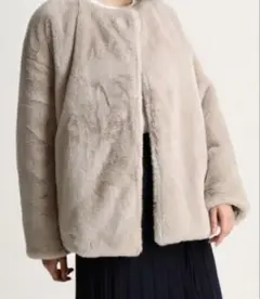 ミラオーウェン　リバーシブルエコファージャケット　コート　アウター