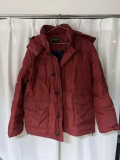 McGregor フード付き赤ダウンジャケット