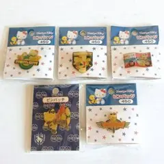 ハローキティ ピンバッジ 5つセット