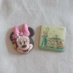 ディズニー ミニーちゃん トイ・ストーリー バズ・ライトイヤー マグネット 2個