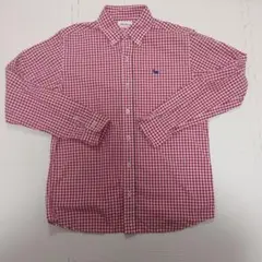 s&nd（セカンド）　ボタンダウンシャツ　チェックシャツ