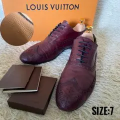 LOUIS VUITTON ルイヴィトン ウィングチップ ブラウン 7のサムネイル