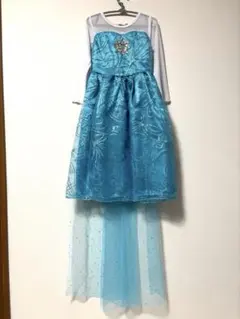 エルサ風ドレス サイズ100 水色