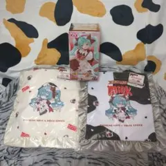 初音ミク　初音ミク×チロルチョコ　フィギュア　フリルトートバック2種　3点セット