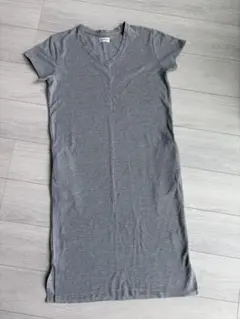 LEPSIM グレー ロングワンピース