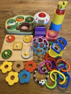 ごどもちゃれんじBabyおもちゃ＋オーボール＋サッシーつなげてリングセット