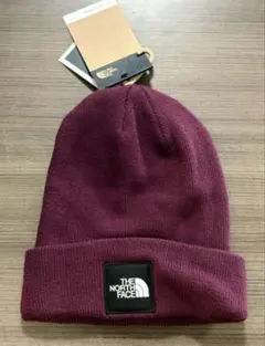 THE NORTH FACE ノースフェイス ニット帽 バーガンディ