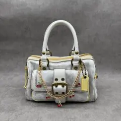 00s coach signature hand bag turn lock