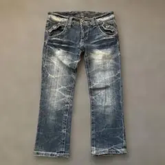 BACK&FORTH JEANS ローライズ クロップドデニムy2k