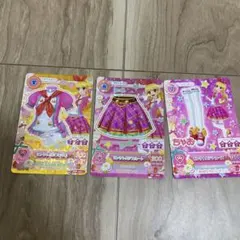 アイカツ カードセット　ピンクトルテコーデ