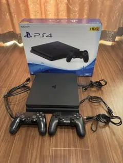 Sony PS4 500GB 本体 CHU-2100A とコントローラー2つ