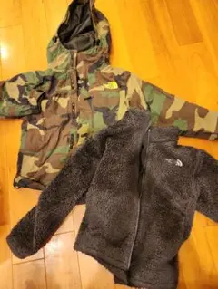 THE NORTH FACE 迷彩柄 フリースジャケット 130　セット