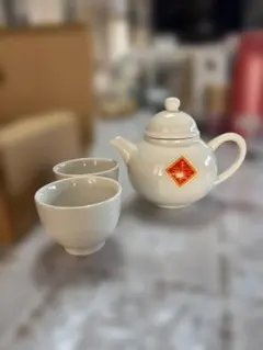 中国茶器セット 急須と茶碗2個
