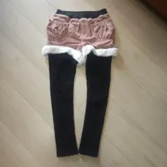 キャサリンコテージ　レギンスとショートパンツ（裏起毛）130cm