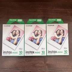 【新品】FUJIFILM instax miniチェキフィルム10×3合計30枚